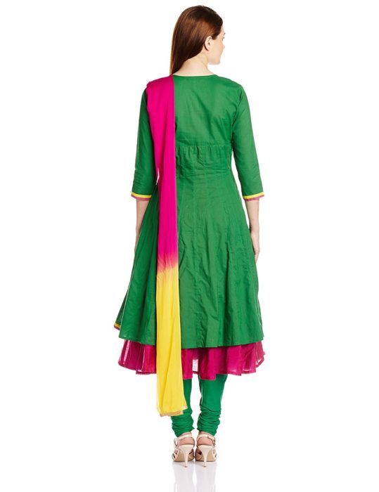 Desi Vibe Women's Anarkali Salwar Suit Set back