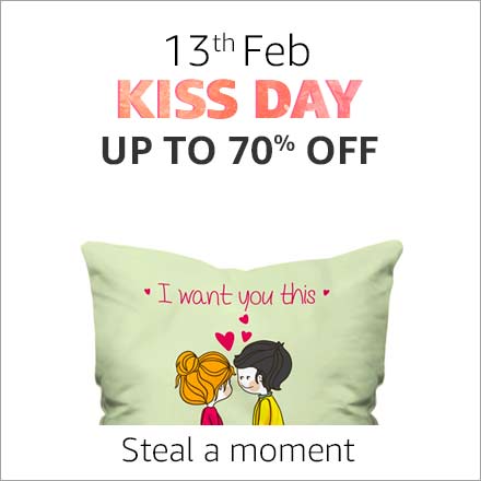 Amazon.in 13 February Kiss Day